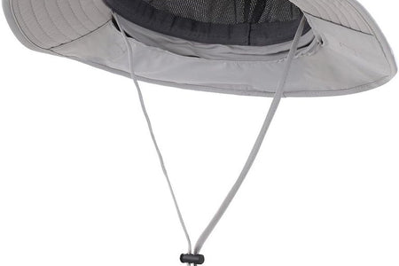 Outdoor UPF50+ Mesh Sun Hat Wide Brim Fishing Hat with Neck Flap